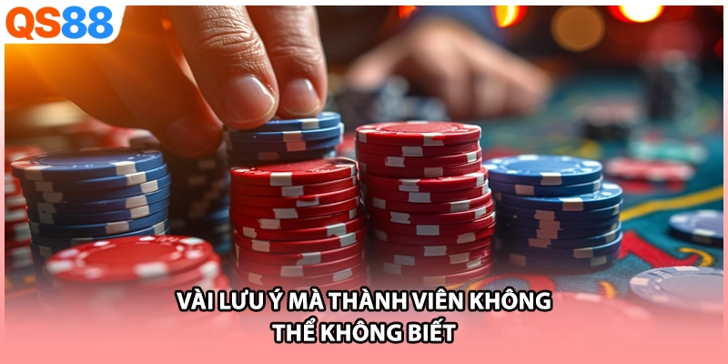 Vài lưu ý mà thành viên không thể không biết